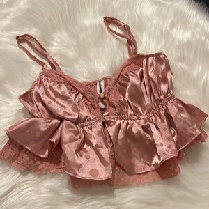 For Love & Lemons Ruffle Top - SIZE: XS